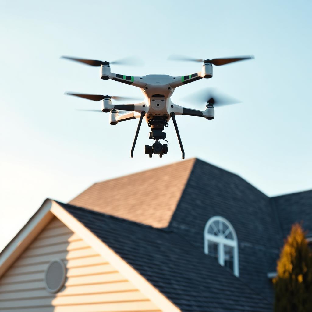 drone roof inspection services — Pennsylvania roofing project by Penn Ohio Roofing