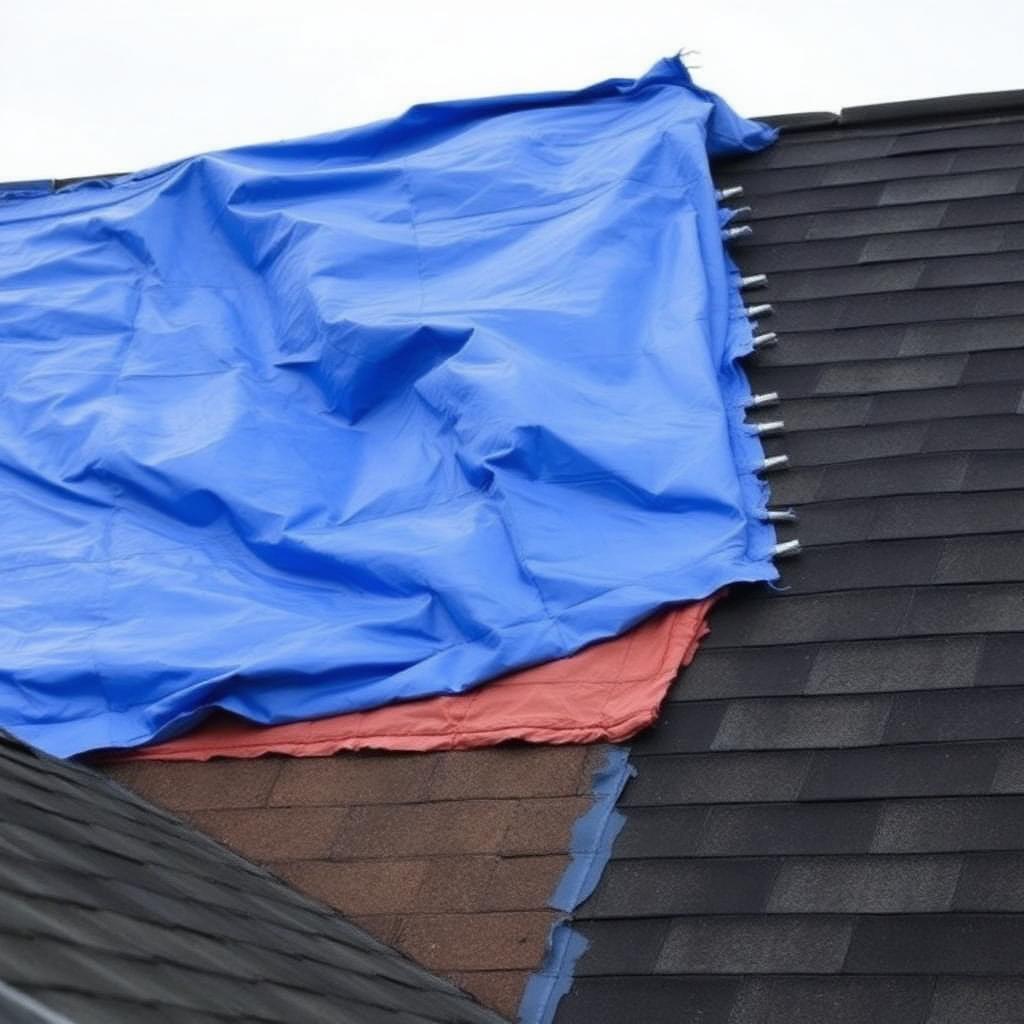 emergency storm damage repair — Pennsylvania roofing project by Penn Ohio Roofing