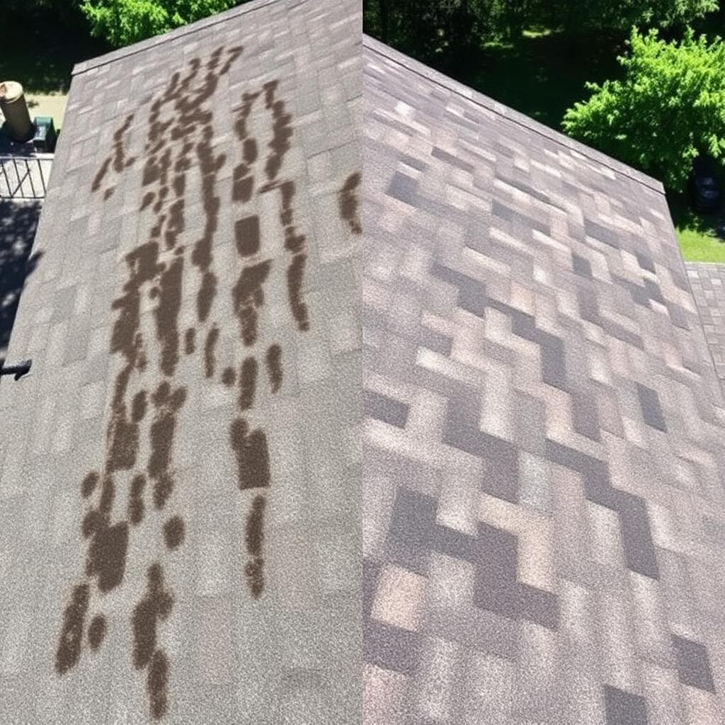 how to clean roof mold — Pennsylvania roofing project by Penn Ohio Roofing