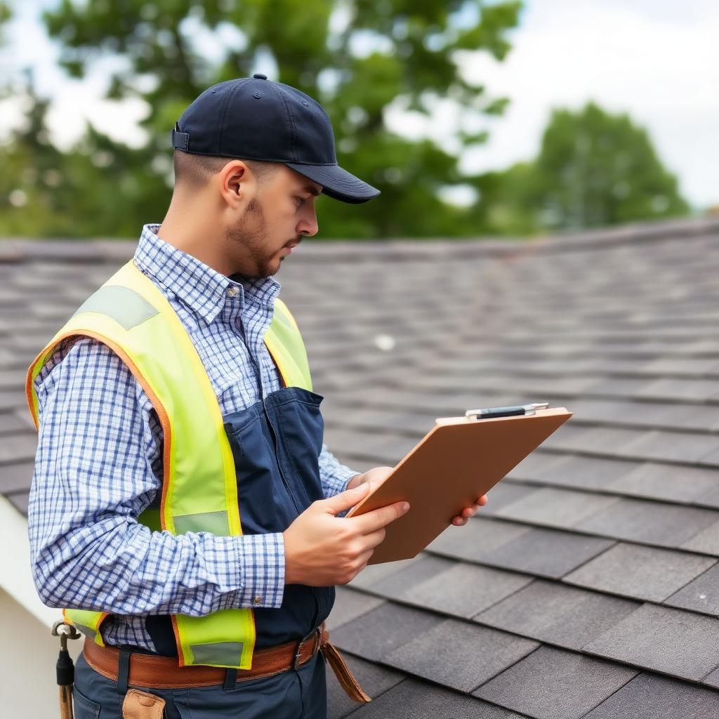 real estate roof inspection on a Pennsylvania home during a sale