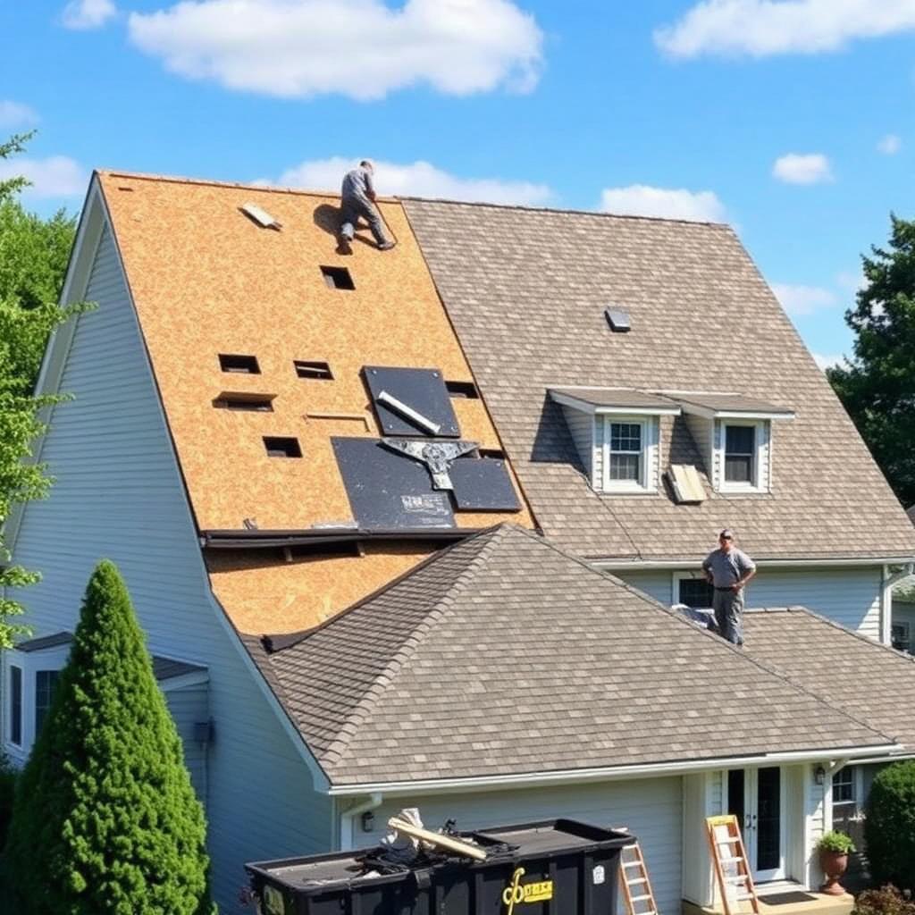 roof replacement Grove City PA — Grove City, PA roofing project by Penn Ohio Roofing