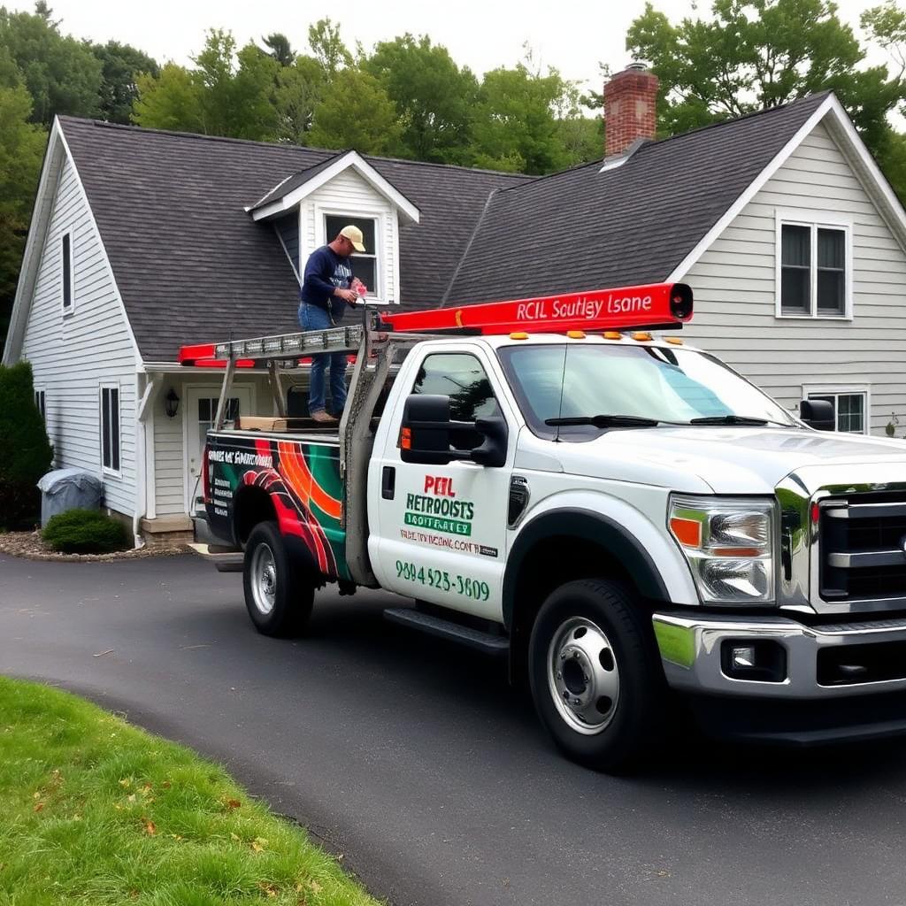 roofing contractor Mercer PA — local crew working on a home