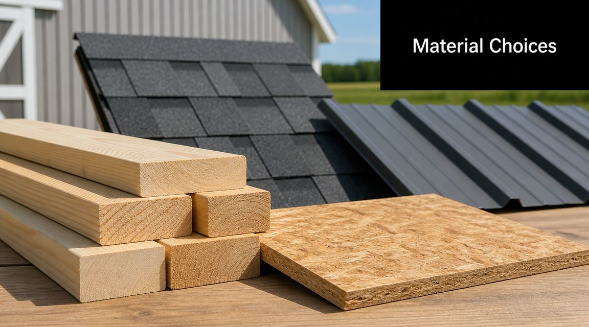 Choosing Materials for Your Roof Frame and Finish