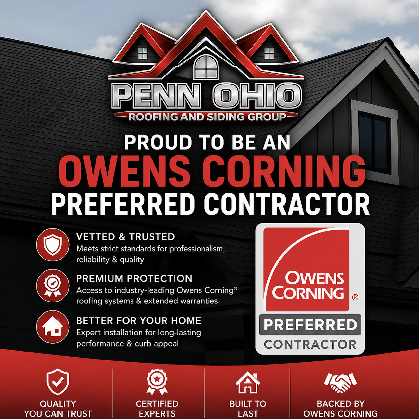 owens corning preferred roofing contractor in sharon pa